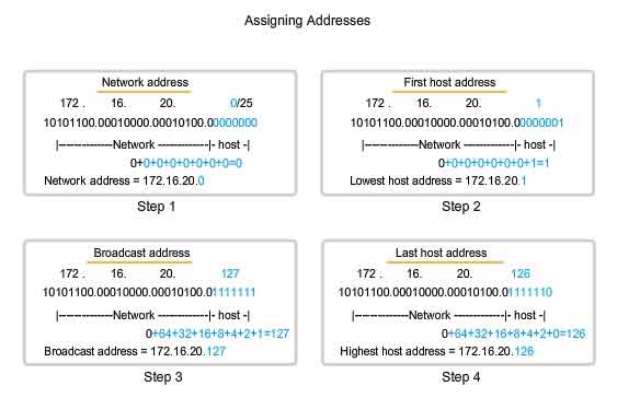 assigning addresses