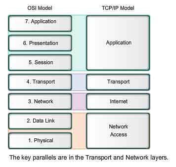 key parallels in the transport